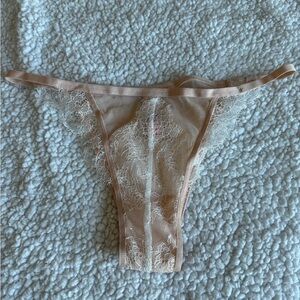 Victoria's Secret Tan Lace Panty